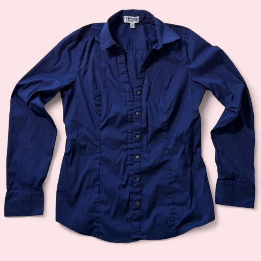 Express Women's Blue Shirt